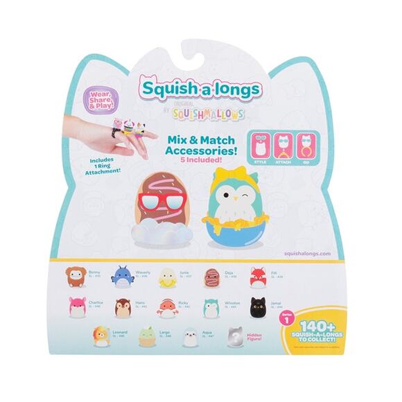 Squish-a-longs by Original Squishmallows 14 Pack - (14) 1 inch Mini-Squish - Picture 6 of 7